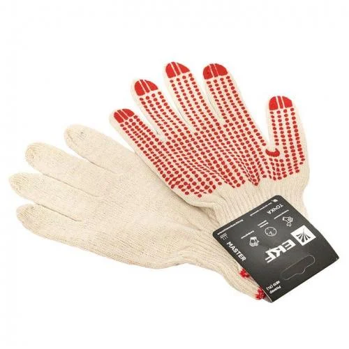 Фото перчатки рабочие точка с пвх-покрытием (10 класс 10 разм) master ekf pe10ct-10-mas EKF фото 4