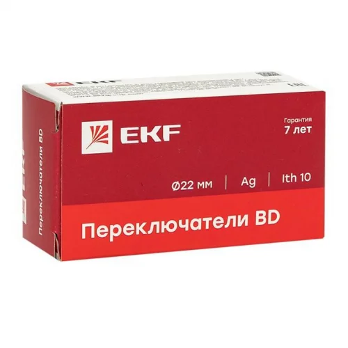 Фото переключатель bd33 3p короткая ручка 2no ip65 proxima ekf xb2-bd33-65 EKF фото 2