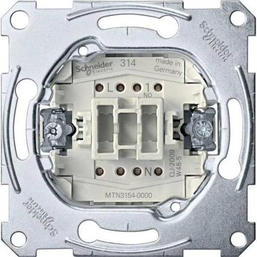 Фото механизм выключателя 1-кл. 1-пол. сп с замык. и сигнал. конт. 10а merten sche 3154-0000 Schneider Electric