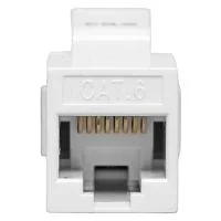 Фото адаптер проходной teracom pro cat.6 неэкранированный rj45-rj45 тип keystone белый