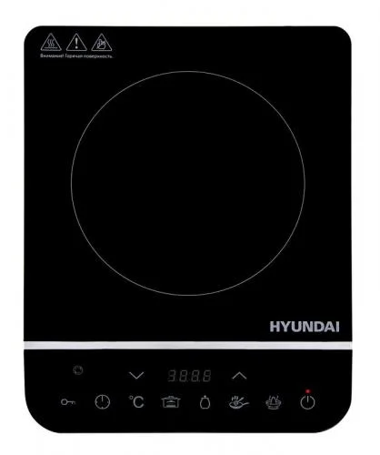 Фото плита индукционная hyc-0104 (настольная) черн. стеклокерамика hyundai 1358598 HYUNDAI фото 2
