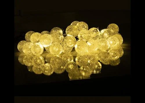 Фото светильник светодиодный slr-g05-30y садовый; гирлянда шарики желт. фаzа 5033368 ФАZА