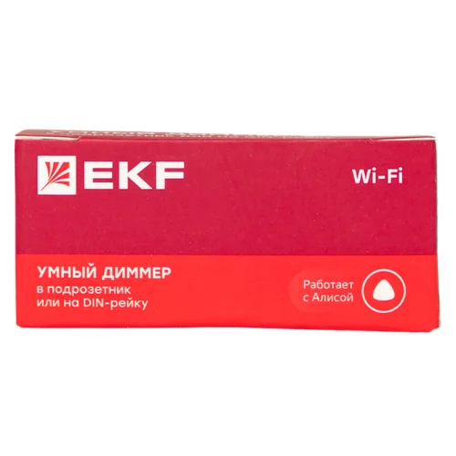 Фото умный диммер в подрозетник 1-канальный wi-fi ekf connect EKF фото 11