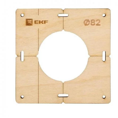 Фото комплект шаблонов для подрозетников диаметром 82 мм ekf expert sh-d82-k EKF фото 7