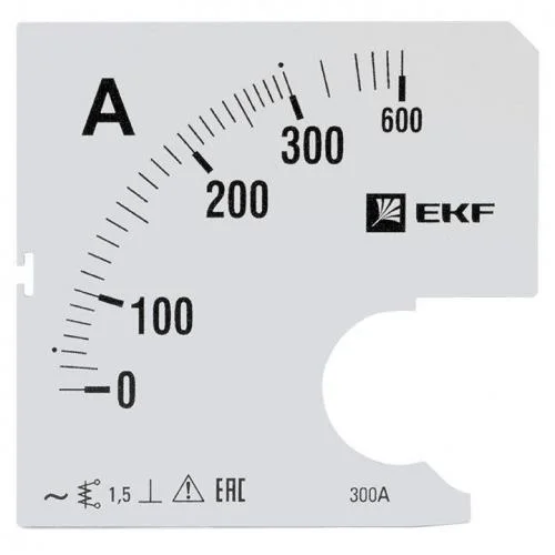 Фото шкала сменная для a961 300/5а-1.5 proxima ekf s-a961-300 EKF