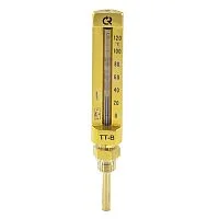 Фото термометр жидкостной виброустойчивый прямой 120с l=50мм g1/2" тт-в-150 150/50 росма 00000002838