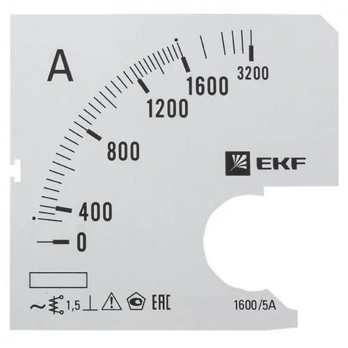 Фото шкала сменная для a721 1600/5а-1.5 proxima ekf s-a721-1600 EKF