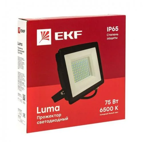 Фото прожектор светодиодный сдо-3005 75вт 6500к ip65 basic ekf fll-3005-75-6500 EKF фото 2