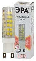 Фото лампа светодиодная jcd-7w-220v-corn ceramics-827-g9 560лм эра б0027865