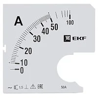 Фото шкала сменная для a961 50/5а-1,5 ekf proxima