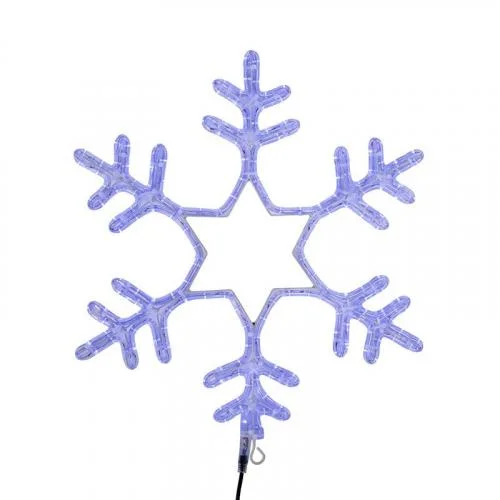 Фото фигура "снежинка led" 55смх55см син. 28вт 220в ip44 neon-night 501-335 Neon-Night