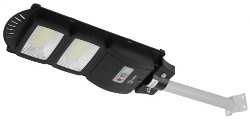 Фото светильник консольный 40вт 700лм 5000к ip66 на солнечной батарее smd с кронштейном с датчиком движения пду эра б0046800 Эра