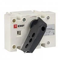 Фото рубильник-выключатель 3п 63а с рукояткой управления для прямой установки powerswitch proxima ekf psds-63-3