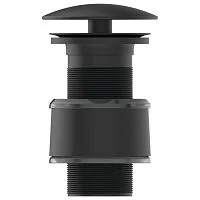 Фото клапан донный для умывальника латунь 1 1/4" черный матовый ideal standard j3291xg