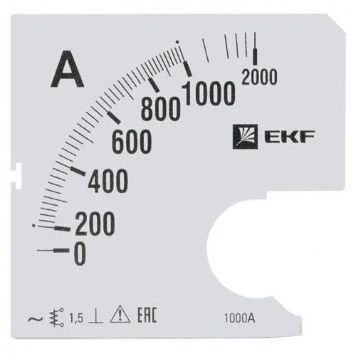 Фото шкала сменная для a961 1000/5а-1.5 proxima ekf s-a961-1000 EKF