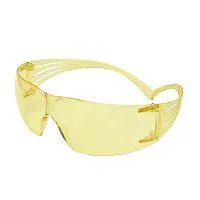 Фото очки открытые защитные цвет линз желт. с покрытием as/af против царапин и запотевания securefit™ 203 sf203af-eu 3м 7100112008