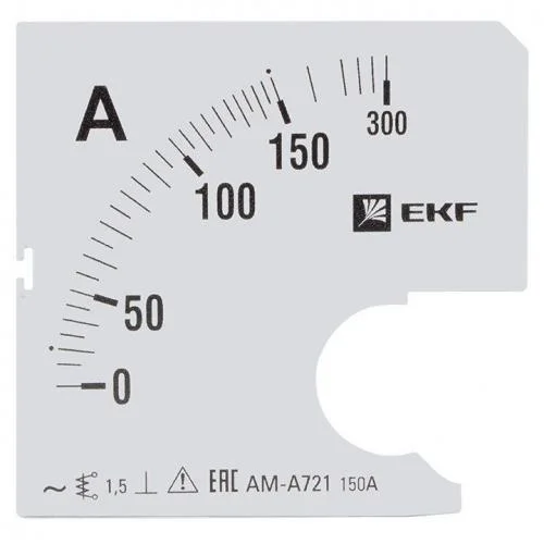 Фото шкала сменная для a721 150/5а-1.5 proxima ekf s-a721-150 EKF