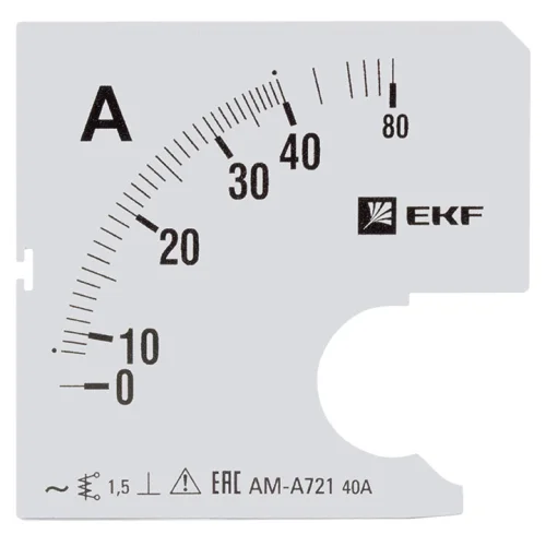 Фото шкала сменная для a721 80/5а-1,5 ekf proxima EKF