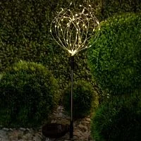 Фото светильник садовый фейерверк на солнечной батарее erauf024-01 эра б0044216