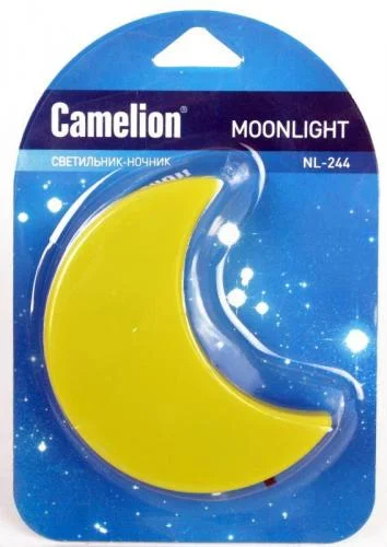 Фото светильник "месяц" nl-244 led ночник с выкл. 220в camelion 14264 Camelion фото 8