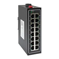 Фото промышленный неуправляемый коммутатор u-16t, 16 портов 10/100base-t(x) rj45, монтаж на динрейку tsx ekf