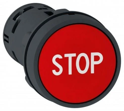 Фото кнопка 22мм 1нз "stop" красн. sche xb7na4234 Schneider Electric