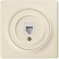 Фото розетка компьютерная 1-м сп florence rj45 кат.5e механизм беж. 1e20701301 onekeyelectro 2172793