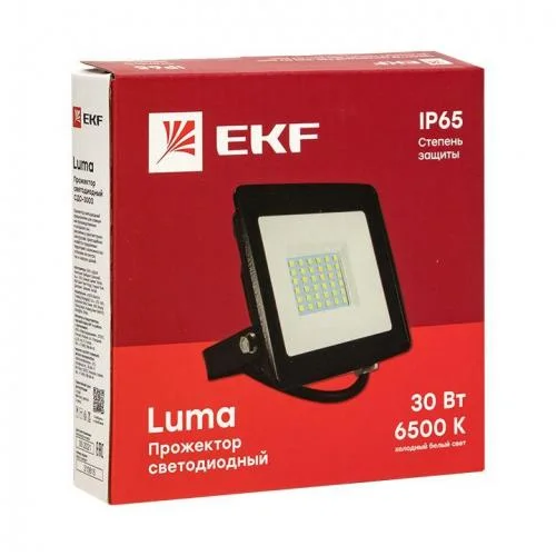 Фото прожектор светодиодный сдо-3003 30вт 6500к ip65 basic ekf fll-3003-30-6500 EKF фото 2