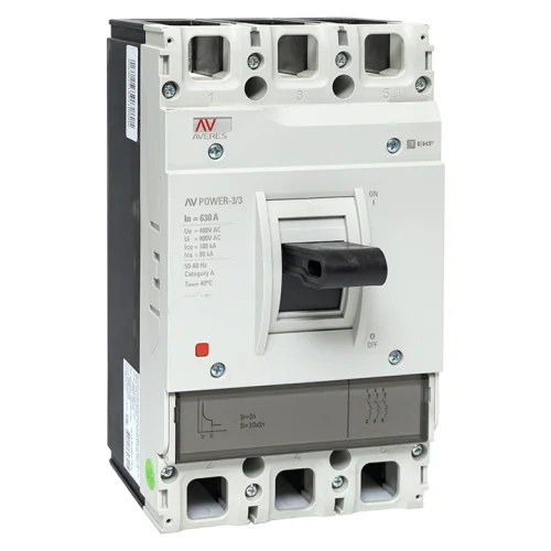 Фото автоматический выключатель av power-3/3 630а 100ka tr ekf averes EKF