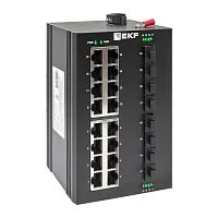 Фото промышленный неуправляемый коммутатор u-8gx/sfp-16gt, 8 портов 1000base-x sfp, 16 портов 10/100/1000base-t(x) rj45, монтаж на динрейку tsx ekf