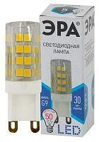 Фото лампа светодиодная jcd-5w-220v-corn ceramics-840-g9 400лм эра б0027864