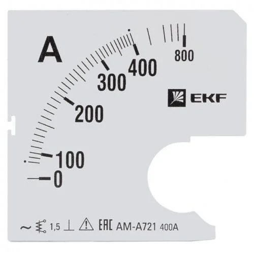 Фото шкала сменная для a721 400/5а-1.5 proxima ekf s-a721-400 EKF