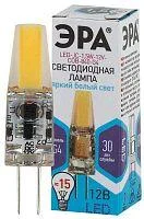 Фото лампа светодиодная led-jc-1.5w-12v-cob-840-g4 120лм эра б0033198