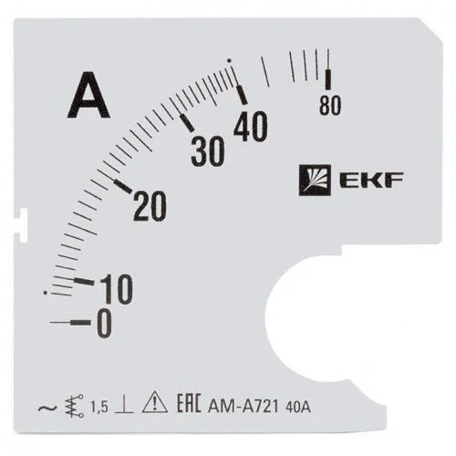 Фото шкала сменная для a721 80/5а-1.5 proxima ekf s-a721-80 EKF
