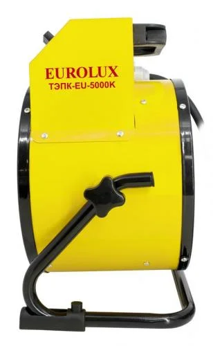 Фото пушка тепловая электрическая тэпк-eu-5000k круглая керамич. нагрев. элемент eurolux 67/1/38 EUROLUX фото 6