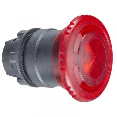 Фото корпус красной кнопки 22мм с подсветкой с поворотом sche zb5aw743 Schneider Electric