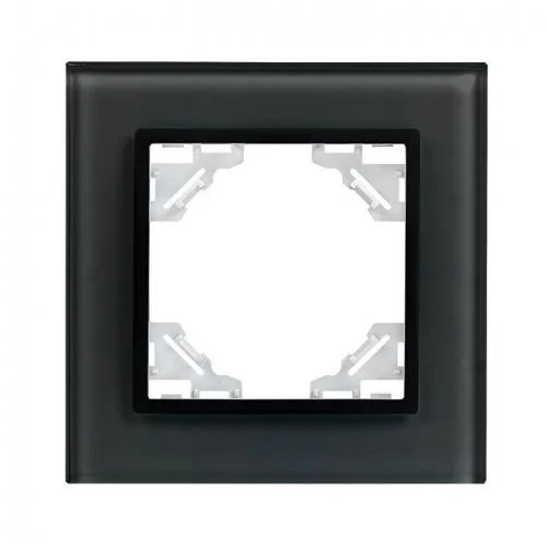 Фото рамка 1-м минск стеклянная черн. basic ekf erm-g-401-70 EKF