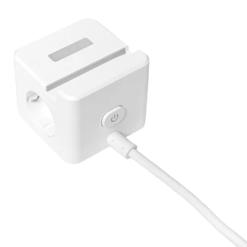 Фото удлинитель "куб" 2 гнезда usb + 2type c с быстрой зарядкой, подставкой под телефон и ночником 1,3 метра 1мм2 EKF фото 11
