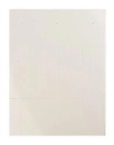 Фото табличка полужесткая установка в держатель для маркировки мод. оборудования пвх-0.5 бел. (уп.120шт) dkc tas5215w DKC