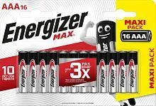 Фото элемент питания алкалиновый enr max aaa fsb16 ru (блист.16шт) energizer e301433301