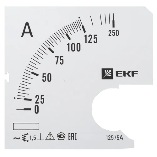 Фото шкала сменная для a961 125/5а-1,5 ekf proxima EKF