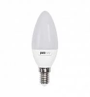 Фото лампа светодиодная pled-sp c37 7вт свеча 5000к холод. бел. e14 560лм 230в jazzway 1027832-2