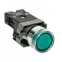 Фото кнопка ba31 с подстветкой 230в зел. no ip65 proxima ekf xb2-bw31-230-65