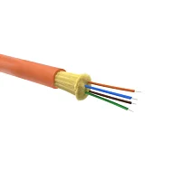 Фото кабель волоконно-оптический 50/125 (om2) многомодовый 4 волокна плотное буферное покрытие для внутренней прокладки (уп.2000м) оранж. dkc rndtin504lsor