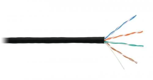 Фото кабель u/utp 4 пары кат.5e (класс d) тест по iso/iec 100мгц ож bc (уп.305м) nikolan nkl 4100c-bk NIKOLAN