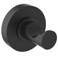 Фото крючок для одежды iom черный матовый ideal standard a9115xg