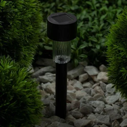 Фото светильник садовый sl-pl30 солнечная батарея черн. промо-бокс (уп.24шт) эра б0018974 Эра