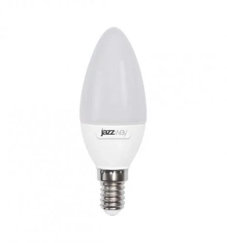 Фото лампа светодиодная pled-sp c37 7вт свеча 5000к холод. бел. e14 560лм 230в jazzway 1027832-2 JazzWay