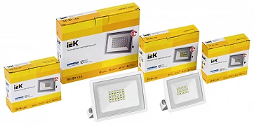 Модели светодиодных прожекторов СДО 06 IEK®: теперь в белом корпусе