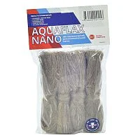 Фото лен сантехнический для уплотнения резьбы п/э пакет 200гр aquaflax nano (евро) 04126